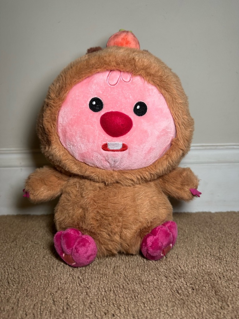 Miniso Zanmang Loopy Collection Beaver Capybara Stuffed Animal Plush